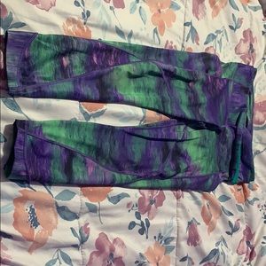 Lululemon leggings 7/8  double waist band